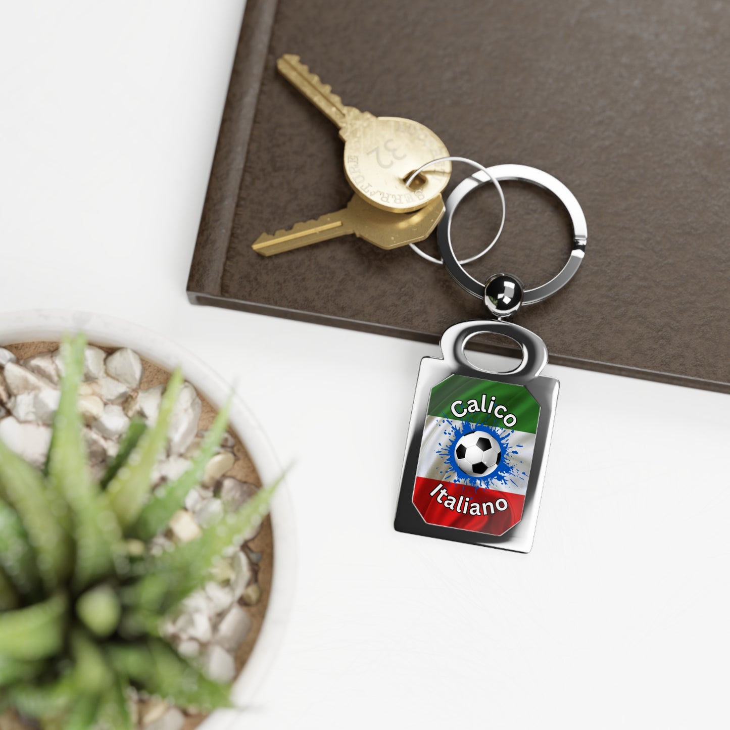 Italian Football Keyring