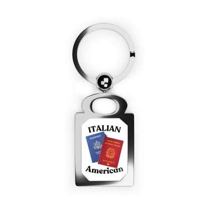 Italian American Dual Citizen Keyring