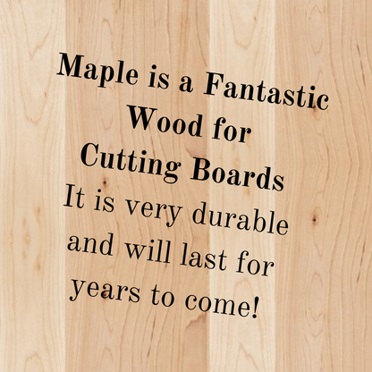 Family Kitchen *Personalized* In Italian - Maple Cutting Board