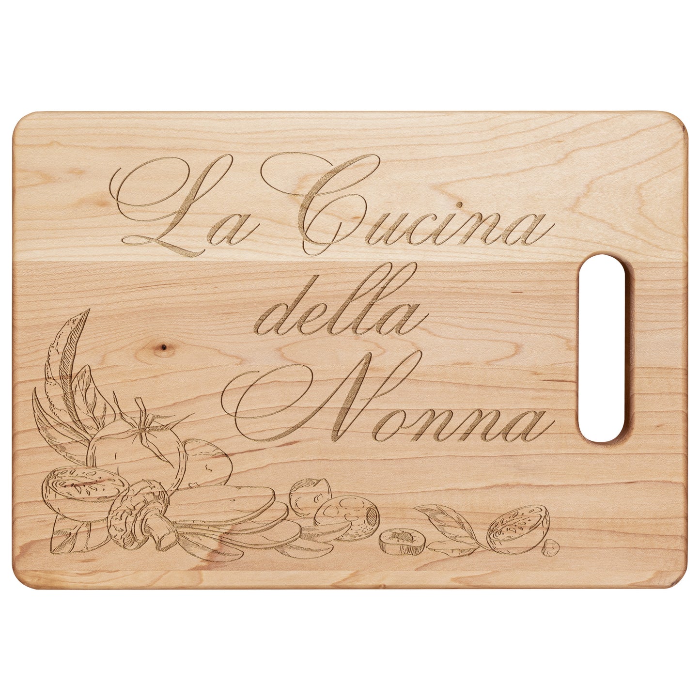 Grandma's Kitchen "La Cucina della Nonna" Maple Cutting Board